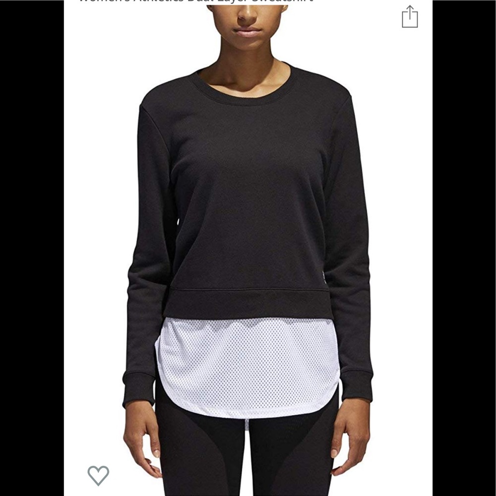 Adidas dual layer sweatshirt